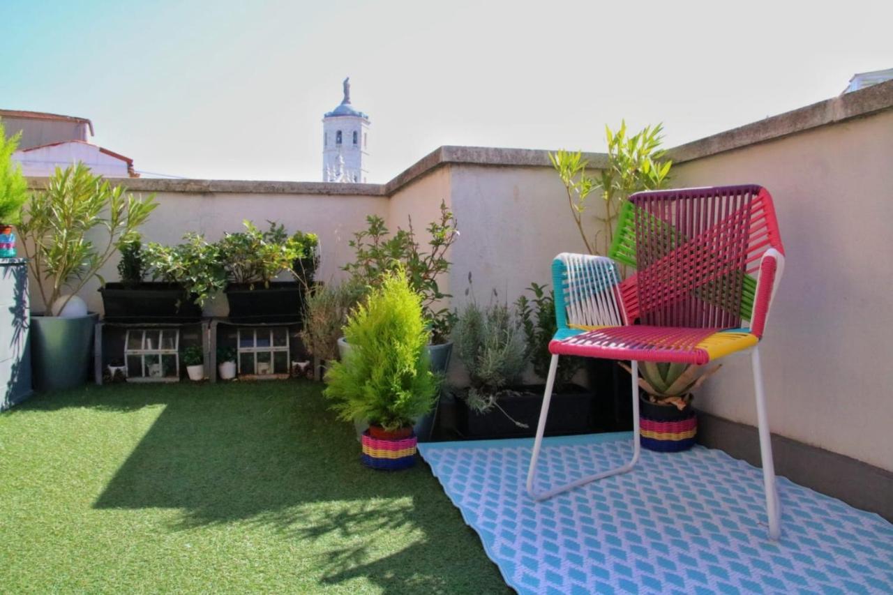 El Atico De Valladolid - Centro - Terraza - Wifi Bagian luar foto